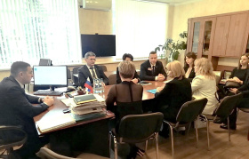 Meeting of the Belarusian delegation at the Department of Health of the Bryansk Region of the Russian Federation