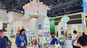 Экспозиция Belarus. The Taste of Nature на международной выставке Gulfood 2024 в Дубае