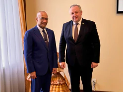 Chairman Mikhael Miatlikov meets with Ambassador Extraordinary and Plenipotentiary of the UAE Ibrahim Salim Almusharrekh