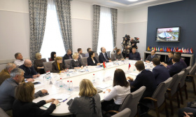 A meeting with the Chelyabinsk region business delegation 