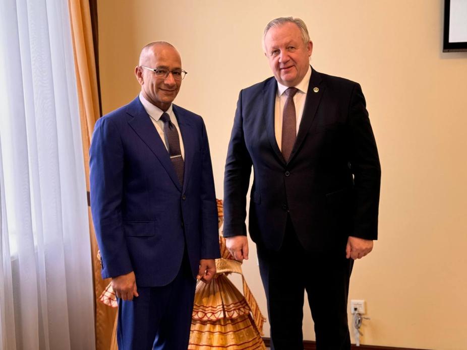 Chairman Mikhael Miatlikov meets with Ambassador Extraordinary and Plenipotentiary of the UAE Ibrahim Salim Almusharrekh Chairman Mikhael Miatlikov meets with Ambassador Extraordinary and Plenipotentiary of the UAE Ibrahim Salim Almusharrekh