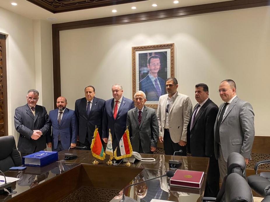 The BelCCI Chairman Mikhael Miatlikov pays a visit to Syria as part of the Government delegation of the Republic of Belarus The BelCCI Chairman Mikhael Miatlikov pays a visit to Syria as part of the Government delegation of the Republic of Belarus