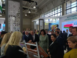 Belarusian exposition at the exhibition within the framework of the II Belarusian-Uzbek women's business forum