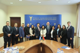 Deputy Chairman Denis Meleshkin meets with the delegation of the National Assembly of Nicaragua