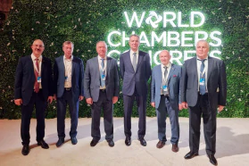 The BelCCI Chairman Vladimir Ulakhovich takes part in the 12th World Chambers Congress