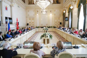 Visit of the Gomel region delegation to St. Petersburg