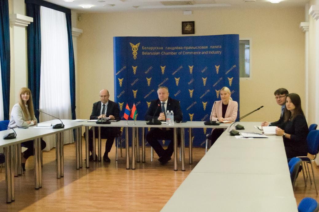 BelCCI Chairman Mikhail Myatlikov meets President of the National Chamber of Commerce and Industry of Mongolia Amartuvshin O. BelCCI Chairman Mikhail Myatlikov meets President of the National Chamber of Commerce and Industry of Mongolia Amartuvshin O.