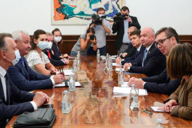 Visit of the Chairman of the BelCCI V. Ulakhovich as part of the Belarusian delegation to Serbia