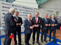Participation of Chairman of the BelCCI Mikhael Miatlikov in the opening of international specialised exhibitions in the field of mechanical engineering and metalworking in Minsk