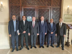 Chairman of the BelCCI Mikhael Miatlikov meets with the President of the Federation of Pakistan Chambers of Commerce and Industry Atif Ikram Sheikh