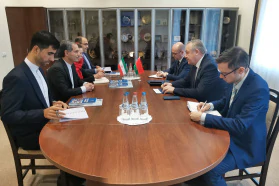 The BelCCI Chairman Mikhael Miatlikov meets the Ambassador Extraordinary and Plenipotentiary of Iran Saeed Yari